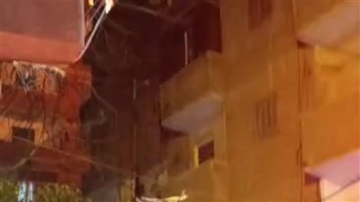 مصرع طفلين وإصابة شاب في حريق شقة ببولاق الدكرور