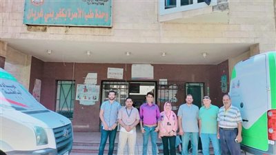 الكشف الطبي علي 1284 مواطنا مجانا بقرية كفر بني غريان بقويسنا