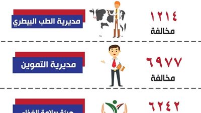 تحرير 25465 مخالفة خلال حملات تفتيشية مكبرة للجنة العليا لمراقبة الأسواق بالغربية