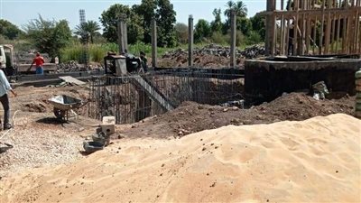 آخر تطورات المشروعات الجارية بقريتى غربي أسوان وسهيل 