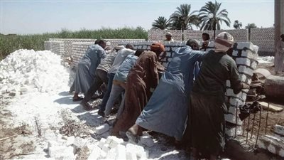 إزالة 16 حالة تعد بمدينتي أسوان وكوم أمبو