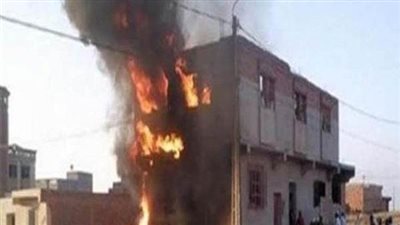 تفحم طفلين في حريق هائل داخل منزلهما في دار السلام بسوهاج