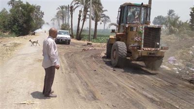 حملة لإزالة القمامة ورفع المخلفات في المنيا 