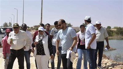 نائب محافظ أسوان تتابع الأعمال الجارية بمشروع الممشى السياحى بمدينة أبو سمبل