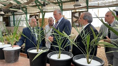 تفاصيل جولة تفقدية لوزير الزراعة داخل مركز البحوث الزراعية (صور)