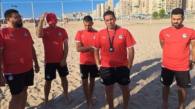 ١٢ لاعبا فى قائمة منتخب الشاطئية ببطولة بيلاروسيا 