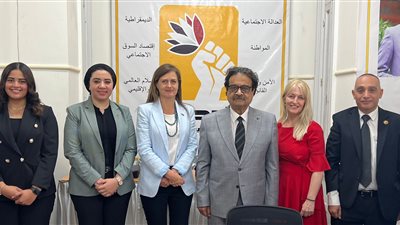 الحزب المصرى الديمقراطي الاجتماعي يستقبل سفيرتي نيوزيلندا وأيرلندا بمقره