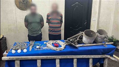 سقوط مالك عقار ونجله أثناء التنقيب عن الآثار في الجمالية 