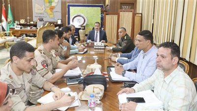 اجتماع هام لمحافظ المنوفية بخصوص خطة تسليم مشروعات 