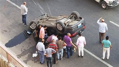 حادث بشع.. مصرع وإصابة 4 أشخاص في انقلاب سيارة ملاكي بسوهاج