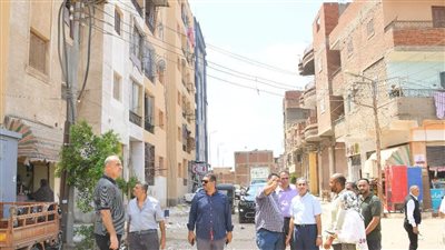 جولة مفاجئة لمحافظ الغربية لمتابعة مشروعات الرصف والتطوير بطنطا