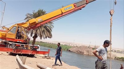 إحلال وتجديد كوبرى تل العمارنة الغربى بديرمواس