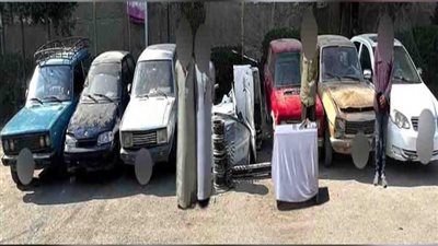 تفاصيل جديدة بواقعة ضبط عصابة سرقة السيارات القديمة في 15 مايو 