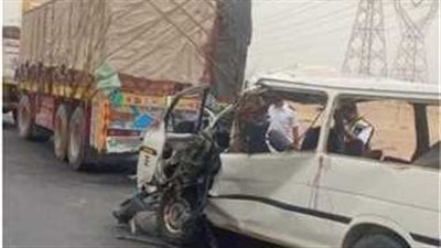 تفاصيل مصرع سائق في تصادم ملاكي ونقل ثقيل بالمنيا 