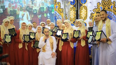 بالصور: حفل تكريم الدفعة الثانية لحفظة القرآن الكريم بقرية نكلا بالجيزة