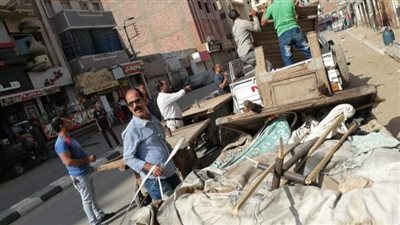 تحرير 310 محاضر خلال حملات لرفع الإشغالات پـ3 مراكز في المنيا