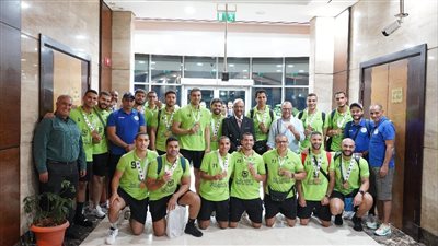 نادي البنك الأهلي يحصد برونزية البطولة العربية لكرة اليد