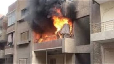 3 سيارات إطفاء للسيطرة على حريق شقة سكنية بمنطقة فيصل 