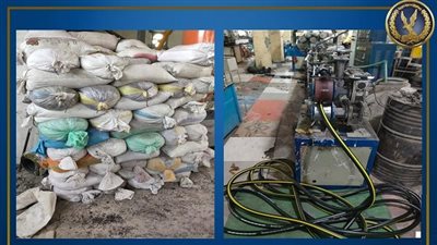 أمن القاهرة يضبط تجار سجائر ومصنع خراطيم غاز بوتاجاز مغشوشة