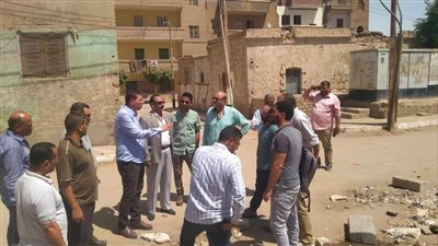 رفع كفاءة وتمهيد طرق وشوارع سمالوط ضمن خطة الرصف 2023 / 2024