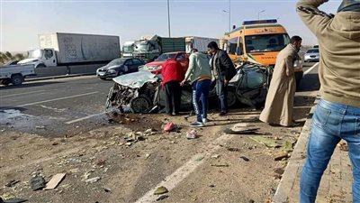مصرع شخص وإصابة آخر في حادث بشع بالبحيرة 