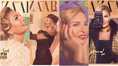 يسرا تتصدر غلاف مجلة 