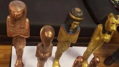 سقوط عصابة الآثار قبل بيع 4 تماثيل فرعونية وسبيكتين ذهبيتين بسوهاج