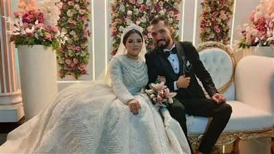 محمد صلاح يحتفل بزفافه على دينا سيد عيد وفرحة أهلاوية كبيرة 