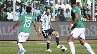 الأرجنتين تفوز على بوليفيا وتتقاسم الصدارة مع البرازيل بتصفيات المونديال.. فيديو