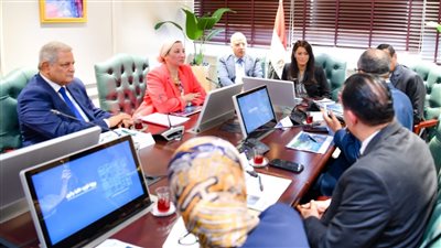 وزراء البيئة والتعاون الدولى والري والتنمية المحلية يتابعون مشروع تطوير مصرف كيتشنر