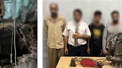 سقوط تشكيل عصابي للتنقيب عن الآثار في المطرية 