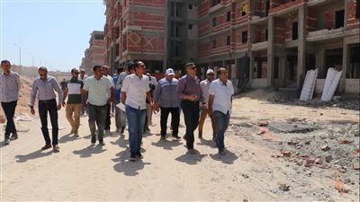 جولة تفقدية لرئيس جهاز مدينة 6أكتوبر بسكن كل المصريين 