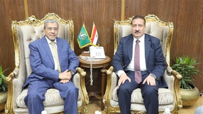 تفاصيل لقاء محافظ المنوفية برئيس مجلس إدارة مجموعة العربي