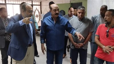 محافظ أسوان يجري زيارة لمستشفي أسوان الجامعي لتفقد أعمال مشروعات التوسعات الجديدة