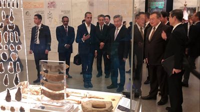 المتحف القومي للحضارة المصرية بالفسطاط يستقبل وفدا رفيع المستوي من دول الصين