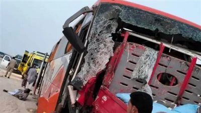 «أتوبيس ونقل ولودر».. تفاصيل حادث تصادم 3 مركبات بمدينة سوهاج الجديدة