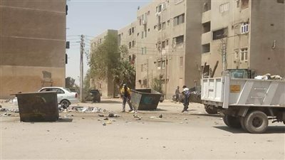 رفع 320 طن من تراكمات القمامة والأتربة بـ5 مناطق في أسوان 