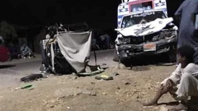 بالاسماء.. مصرع شاب وإصابة 2 آخرين في حادث اليم بأسوان