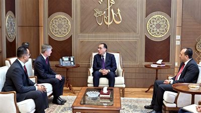 رئيس الوزراء يلتقى الرئيس التنفيذي لشركة 