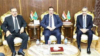 تفاصيل لقاء محافظ المنوفية بمحافظتي الغربية وكفر الشيخ 