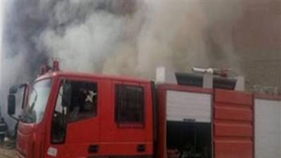 تفاصيل اندلاع حريق هائل داخل كافتيريا في جزيرة طما بسوهاج