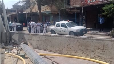 انفجار مخزن منظمات الغاز الطبيعي بعد سرقته بمنطقة عرب راشد