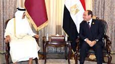 السيسي يتلقى اتصالا من أمير قطر لبحث التصعيد الفلسطيني الإسرائيلي