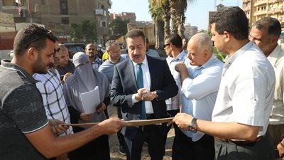 جولة ميدانية موسعة لمحافظ المنوفية بمدينتي شبين الكوم والباجور