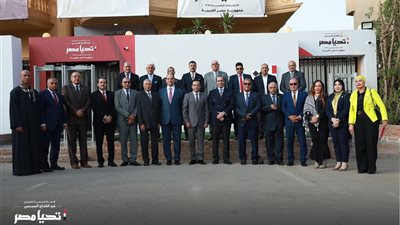 حملة المرشح الرئاسي عبد الفتاح السيسي تستقبل وفدًا من حزب الحرية المصري