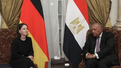 وزير الخارجية يجري محادثات مع نظيرته الألمانية حول التصعيد بين فلسطين وإسرائيل