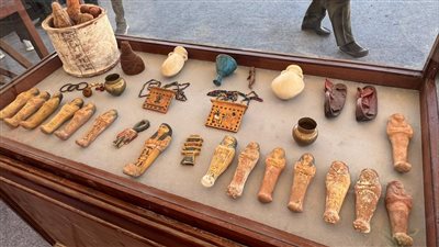 أول صور للكشف الأثري الجديد بالمنيا