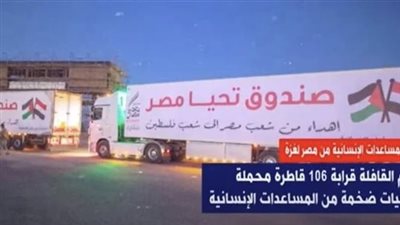 عاجل.. تحرك قوافل المساعدات الإنسانية المصرية للتوجه لأهالي غزة 