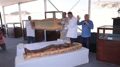 الآثار: لأول مرة الكشف جبانة كبار موظفي وكهنة الدولة الحديثة بالمنيا