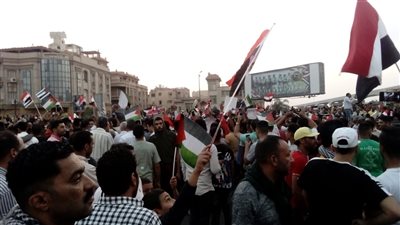 مظاهرات حاشدة لحزب مستقبل وطن مع فلسطين في القاهرة (صور)